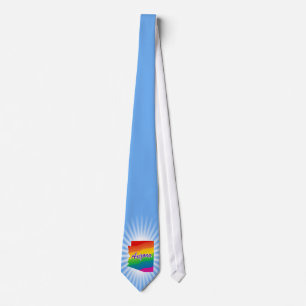 Regenbogen-Staat von Arizona Krawatte