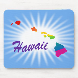 Regenbogen-Staat von Hawaii Mousepad