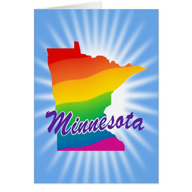 Regenbogen-Staat von Minnesota (Vorne)