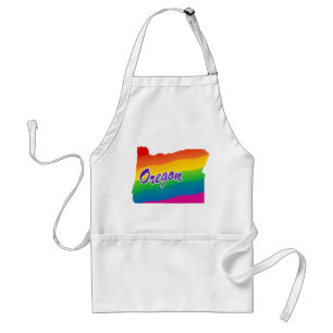 Regenbogen-Staat von Oregon Schürze