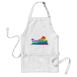 Regenbogen-Staat von Virginia Schürze