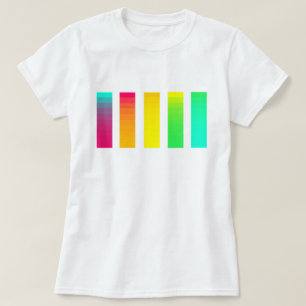 Regenbogen-Steigungs-T - Shirt