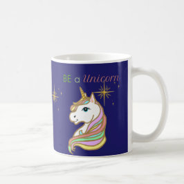 Regenbogen, Sterne und Einhornmagie-Tasse Kaffeetasse
