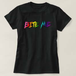Regenbogen-Stolz Beiß mich T-Shirt