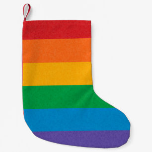 Regenbogen-Stolz-Flagge Kleiner Weihnachtsstrumpf