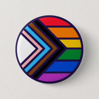 Regenbogen-Stolz-Flagge LGBTQ+ Button