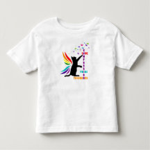 Regenbogen-Stolz-Katze-und-Schmetterlings-Shirt fü