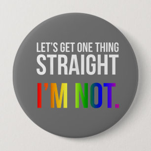 Regenbogen Stolz Lasst uns etwas klarstellen Button