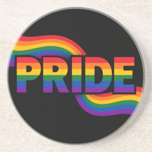 Regenbogen-Stolzfeier Getränkeuntersetzer
