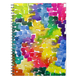 Regenbogen-Straße Notizblock