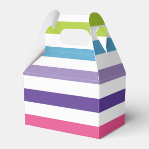 Regenbogen-Streifen Geschenkschachtel