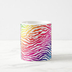 Regenbogen-Streifen Kaffeetasse