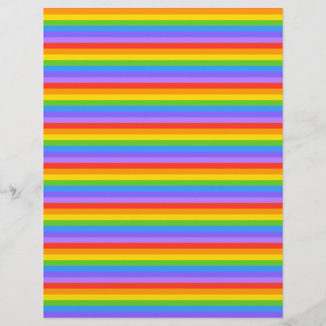 Regenbogen Streifen Muster. (Vorderseite)