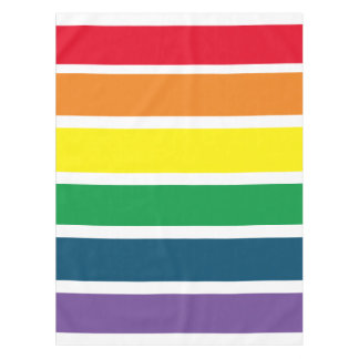 Regenbogen Streifen Tischdecke