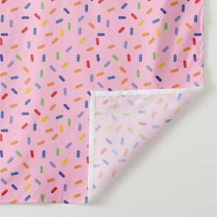 Regenbogen Streusel Farbige Konfetti Hellrosa Wandteppich