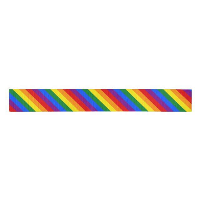 Regenbogen Stripes Band Ripsband (Vorderseite)