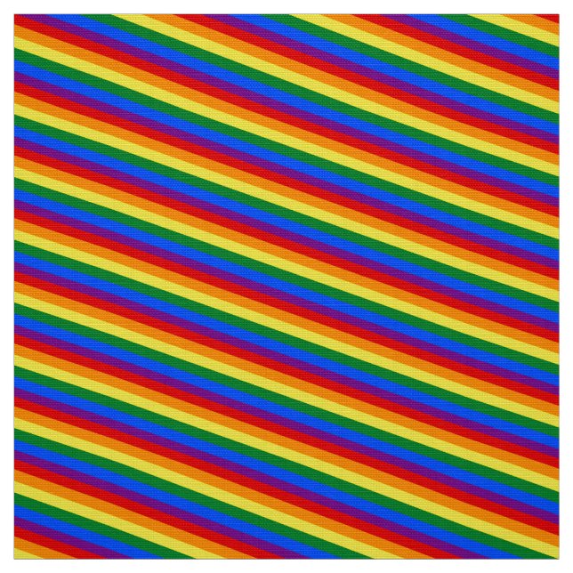 Regenbogen Stripes Gewebe Stoff (Muster)