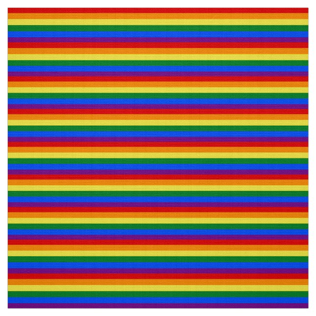 Regenbogen Stripes Gewebe Stoff (Muster)