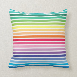 Regenbogen Stripes Muster-Kissen Kissen