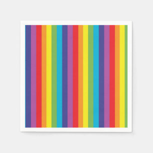 Regenbogen Stripes Servietten