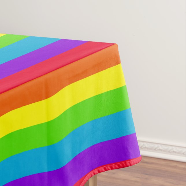 Regenbogen Stripes Tischdecke (Beispiel)