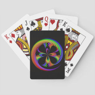 Regenbogen-Strudel-Spielkarte-Poker-Klassiker Spielkarten