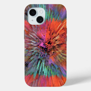 Regenbogen-Supernova-Fraktal-Kunst Case-Mate iPhone Hülle