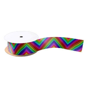 Regenbogen-Süßigkeits-Band Satinband