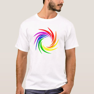Regenbogen Swirl1 T-Shirt