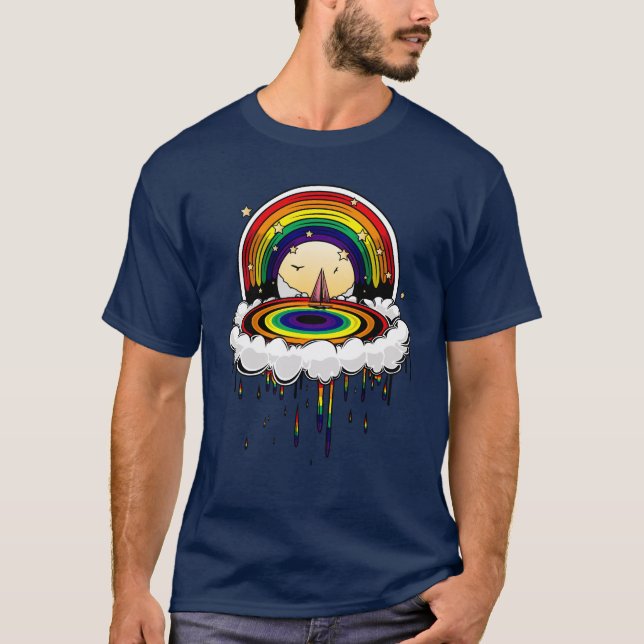 Regenbogen T-Shirt (Vorderseite)