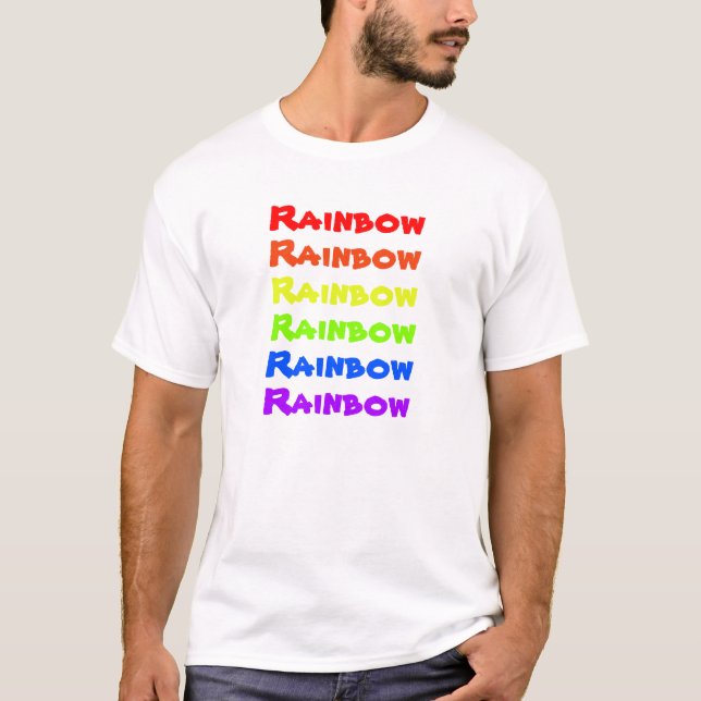 Regenbogen T-Shirt (Vorderseite)