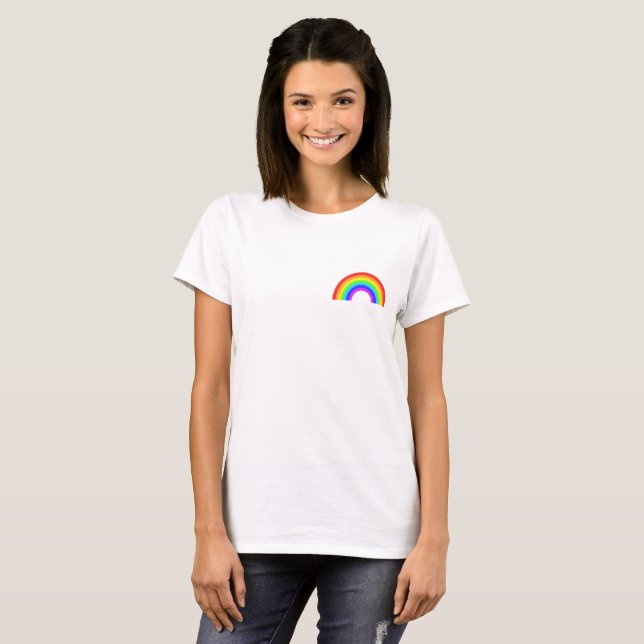 Regenbogen T-Shirt (Vorne ganz)