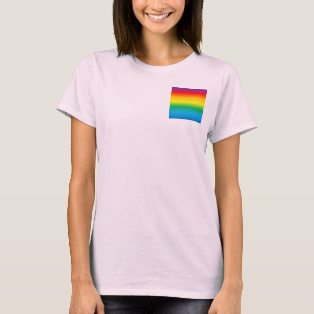 Regenbogen T-Shirt (Vorderseite)