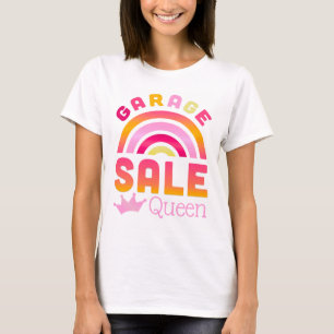 Regenbogen-T-Shirt für die Garage Sale Queen T-Shirt