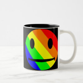 Regenbogen-Tasse Zweifarbige Tasse