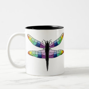 Regenbogen-Tasse Zweifarbige Tasse