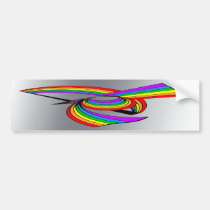 Regenbogen # Tätowierung 5 Autoaufkleber