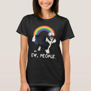 Regenbogen Tibet-Terrier Ew Leute Einhorn Hund T-Shirt
