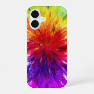 Regenbogen-Tie-Dye-Abstrakt-Handyhülle iPhone 16 Hülle