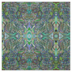 Regenbogen TieDye flippige Hippie-Tapisserie Stoff