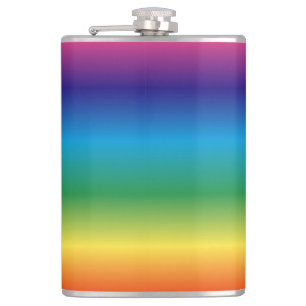 Regenbogen tief flachmann