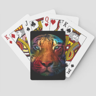 Regenbogen-Tiger Spielkarten