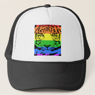 Regenbogen-Tiger Truckerkappe