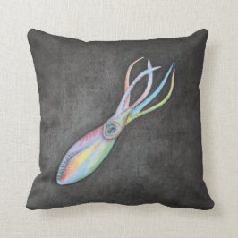 Regenbogen-Tintenfisch-Kissen Kissen