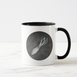 Regenbogen-Tintenfisch-Tasse Tasse
