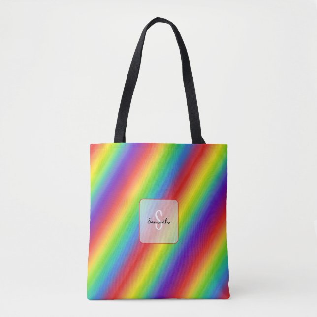 Regenbogen-Totetasche Tasche (Vorderseite)
