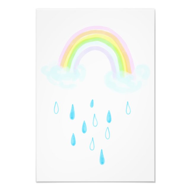 Regenbogen-Träume Fotodruck (Vorne)