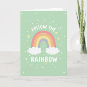 Regenbogen-Träume-Hoffnungs-Karte Karte