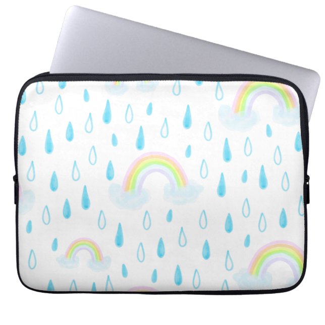 Regenbogen-Träume Laptopschutzhülle (Vorderseite)