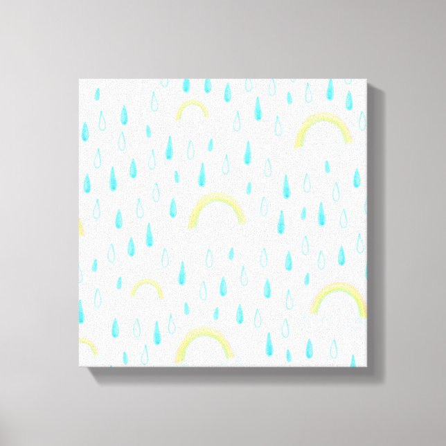 Regenbogen-Träume Leinwanddruck (Vorderseite)
